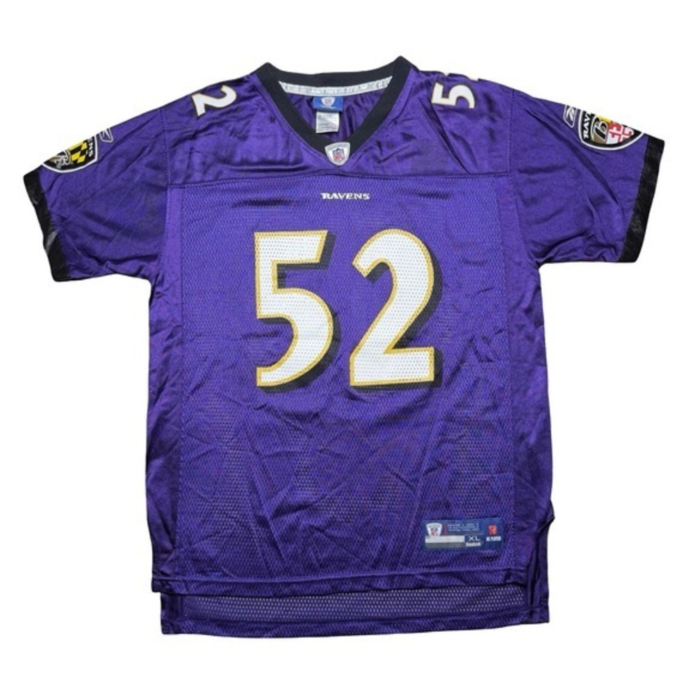 Vintage Baltimore Ravens Ray Lewis 52 football jersey YOUTH KIDS XL